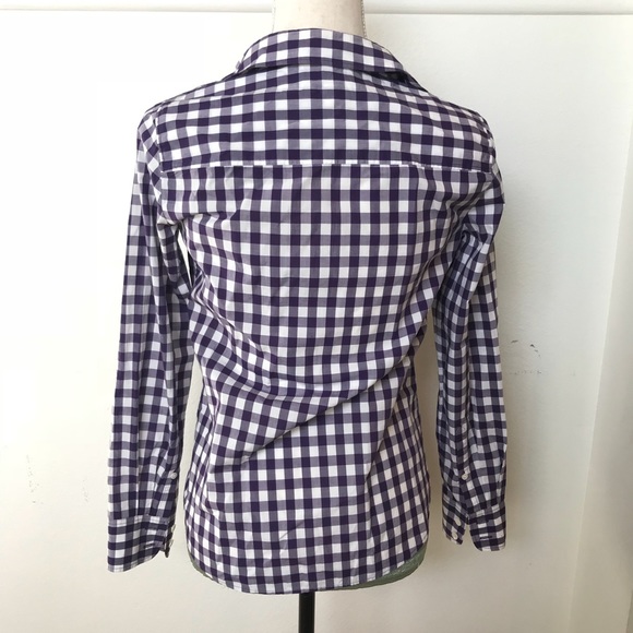 [J. Crew] Mini Gingham Checkered Boy Shirt - Picture 4 of 8